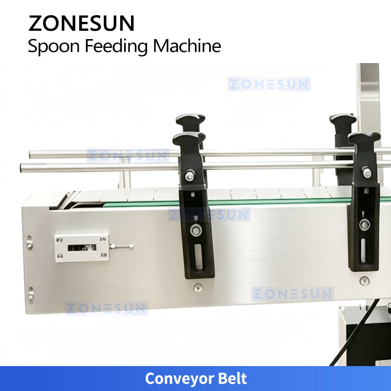 ZONESUN ZS-SF01 Automatic Measuring Spoon Feeding Inserting Machine for Milk Powder Cans