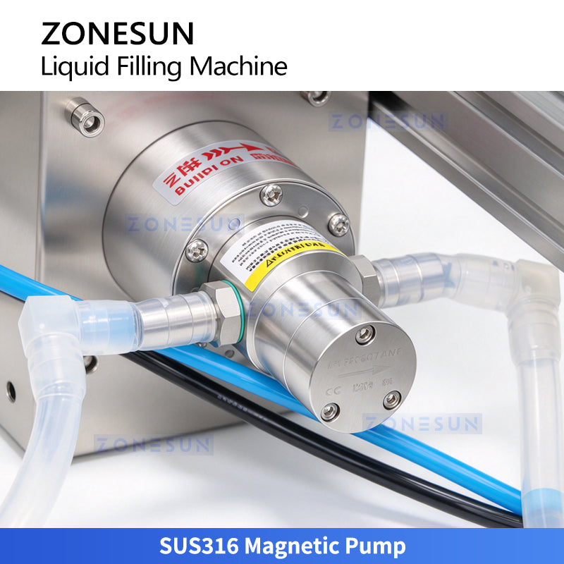 ZONESUN ZS-MPYT900 Magnetic Pump Diving Nozzle Liquid Filling Machine
