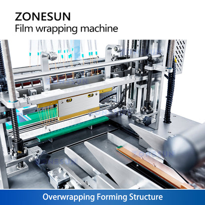 ZS-MSFM730 High-Speed Automatic Transparent Film Overwrapping Machine for Boxes