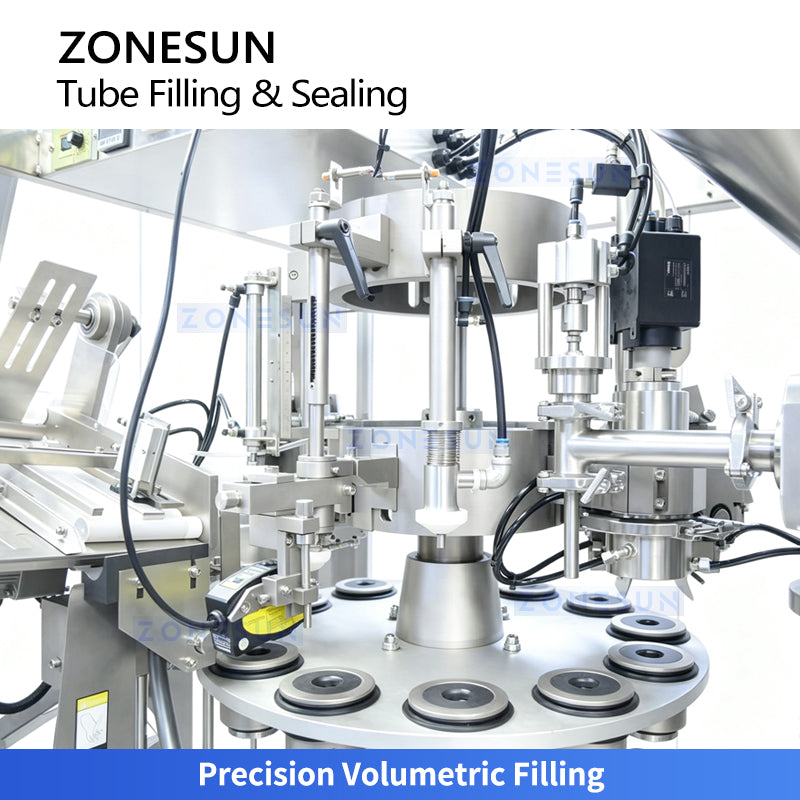ZONESUN ZS-FS80P Cosmetic Cream Plastic Tube Filling and Sealing Machine