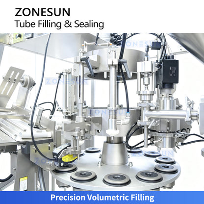 ZONESUN ZS-FS80P Cosmetic Cream Plastic Tube Filling and Sealing Machine