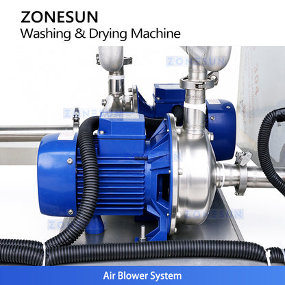 ZONESUN ZS-PM2 Tunnel Pasteurizer for Food & Beverage with Washing Dryer Function
