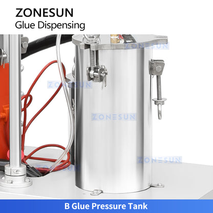 ZONESUN ZS-AGD5 Automatic AB Glue Dispensing Machine Two-Component Epoxy Resin Silicone Mixing Dispensing System