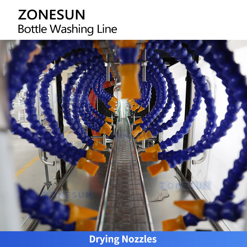 ZONESUN ZS-WBL3000 Automatic Bottle Washing & Drying Line