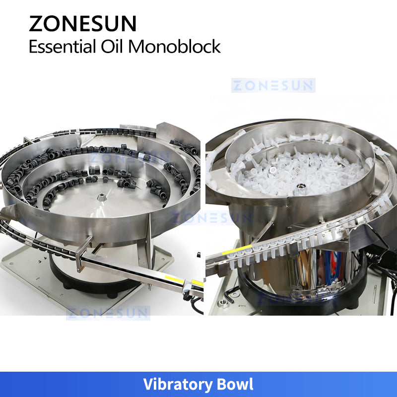ZONESUN ZS-AFC52 Automatic Essential Oil Filling & Capping Monoblock Machine  ZONESUNPRO