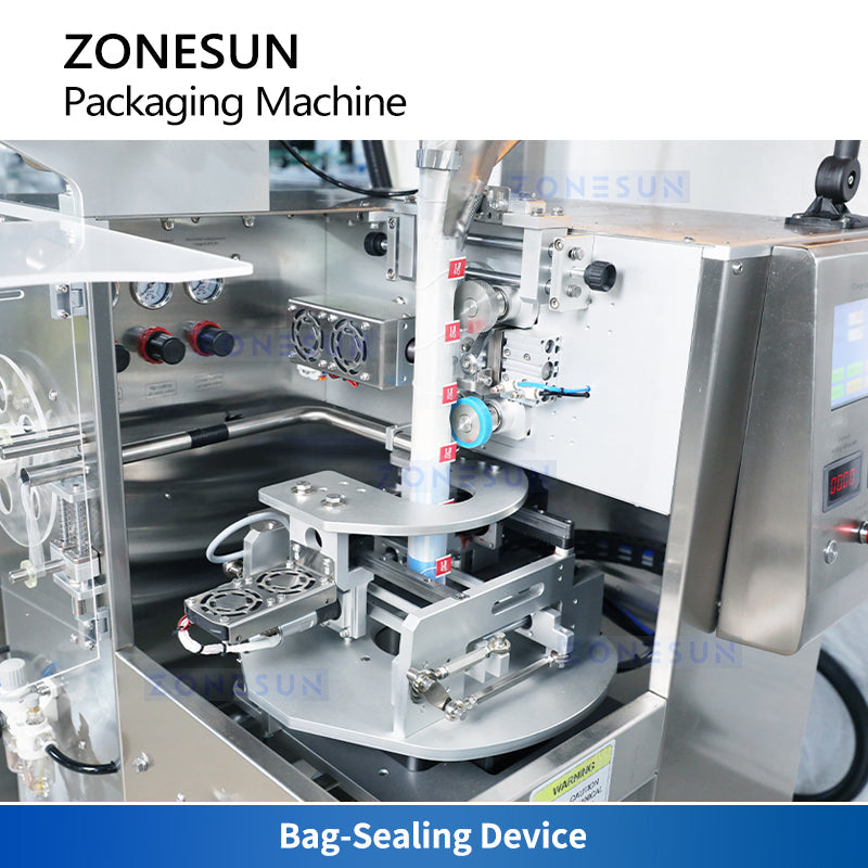 ZONESUN ZS-SJB90 VFFS Pyramid Tea Bag Pouch Making Machine  ZONESUNPRO