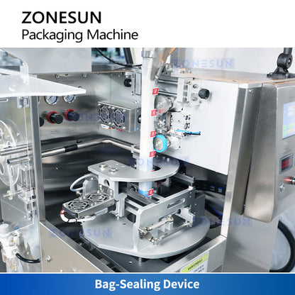 ZONESUN ZS-SJB90 VFFS Pyramid Tea Bag Pouch Making Machine  ZONESUNPRO
