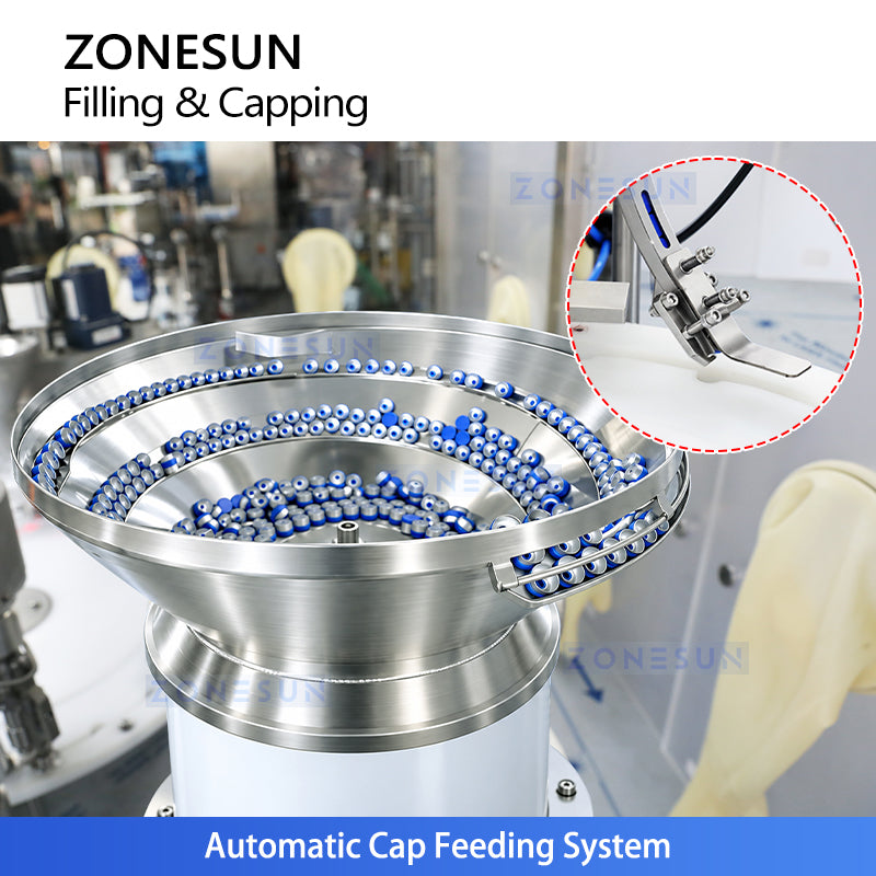 ZONESUN ZS-FJFC2 Automatic Small-dose Powder Vial Filling and Stoppering Machine