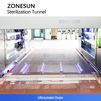 ZONESUN ZS-UVS2 UV Sterilization Tunnel for Food & Industrial Disinfection