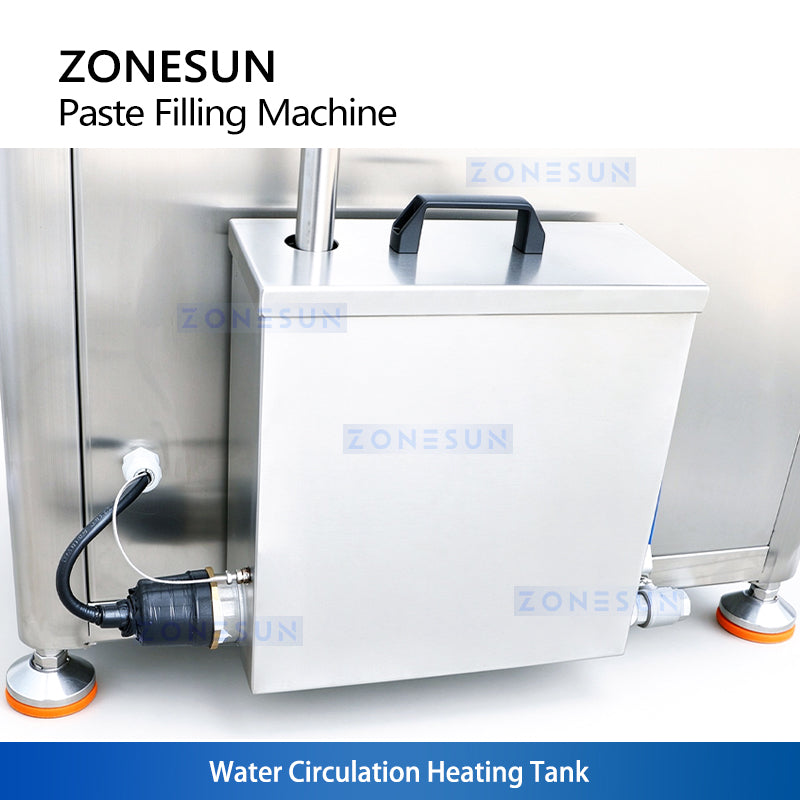 ZONESUN Cosmetic Paste Filler Consistent Heating Mixing Filling Machine ZS-WCHJ1C