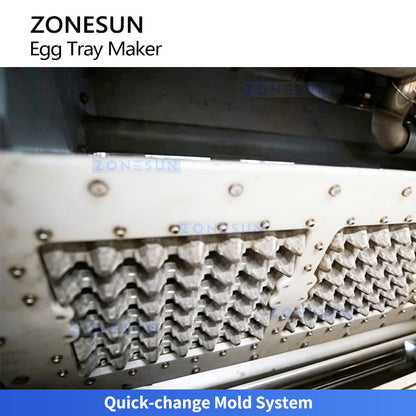 ZONESUN ZS-PT1000 Egg Tray Making Machine with Pulp Molding System
