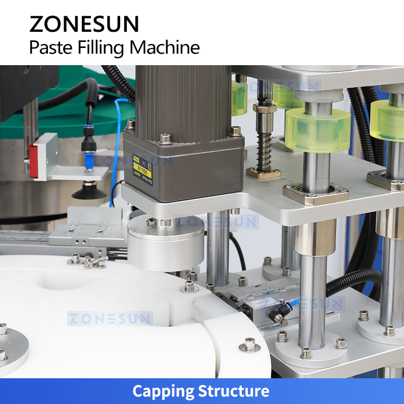 ZONESUN ZS-AFC19B Automatic Rotor Pump Cosmetic Paste Filling & Capping Machine  ZONESUNPRO