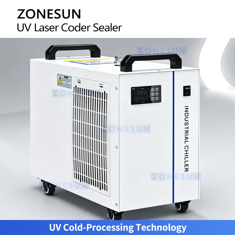 ZONESUN ZS-FR100LC UV Laser Continuous Bag Sealing Machine