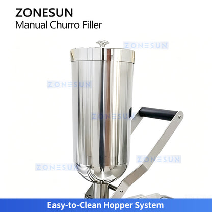 ZONESUN ZS-CZI4 Manual Cream Filling Injector for Bakery Use Donuts, Churros Puffs & Cakes Paste with Precision Dosing System