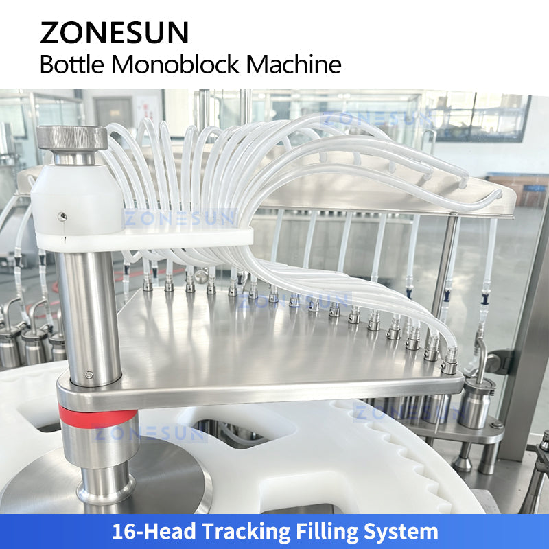 ZONESUN ZS-KGFX32 High-Speed Air Washing Filling and Capping Machine for 30 ml PP Bottles