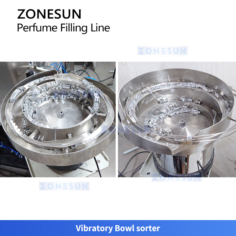 ZONESUN ZS-AFC9B Automatic Perfume Filling Capping Crimping Machine Cosmetic Fragrance Packaging Equipment