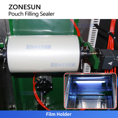 ZONESUN ZS-GJH2 Dual Head Liquid Pouch Liquid Filling Sealing Machine  ZONESUNPRO