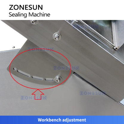 ZONESUN ZS-DZ500K Semi-Automatic Tilt Double Chamber Vacuum Packaging Machine