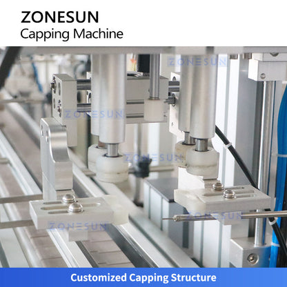 ZONESUN ZS-XG16M Automatic Twist-Top Nozzle Cap Capping Machine