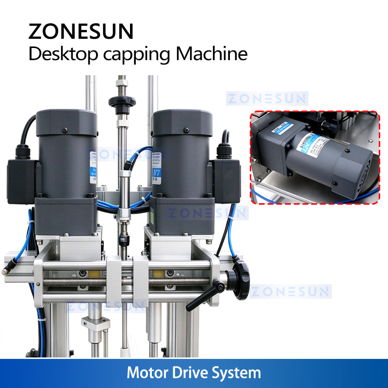 ZONESUN ZS-XG1870 18-70mm Pneumatic Desktop Automatic Capping Machine