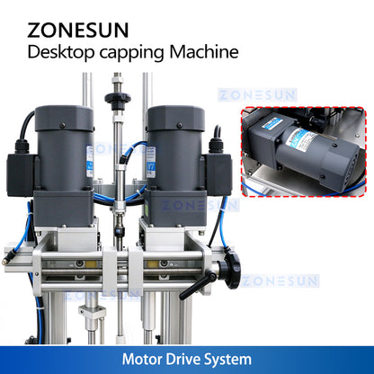 ZONESUN ZS-XG1870 18-70mm Pneumatic Desktop Automatic Capping Machine