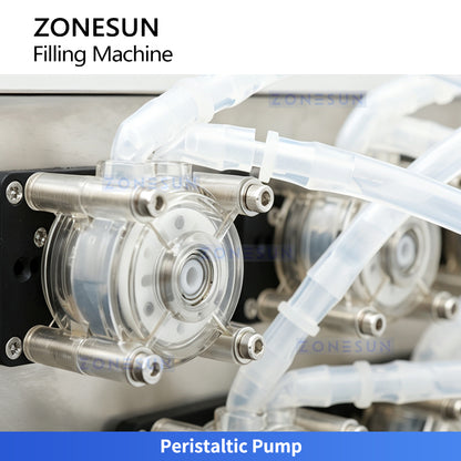ZONESUN ZS-YTPP8 Automatic Liquid Filling Machine Peristaltic Filler for Small Dose Essential Oil Perfume