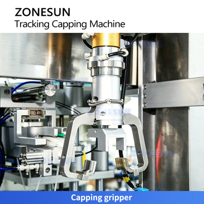 ZONESUN ZS-VTXG3 Automatic Double Head Tracking Capping Machine for Pump Heads, Spray Caps, and Special Closures in Liquid Filling Lines