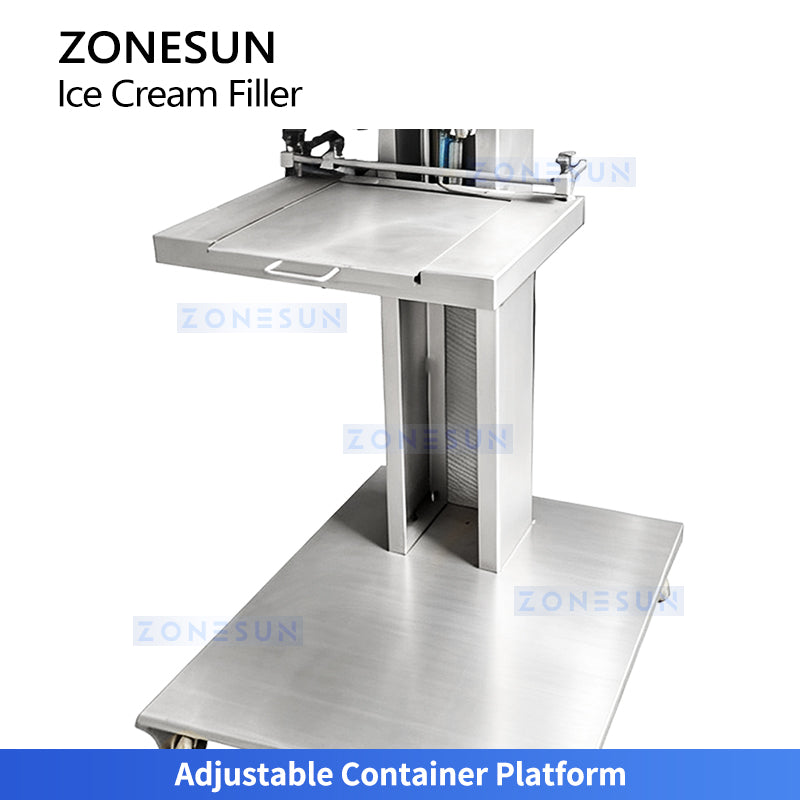 ZONESUN ZS-ICF01 Multi-Flavor Side-by-Side Ice Cream Filling Machine
