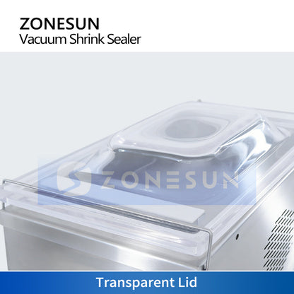 ZONESUN ZS-DZ260 Table-style Vacuum Packing Machine Stainless Steel Body Vacuum Sealing Machine For Food Vegetable