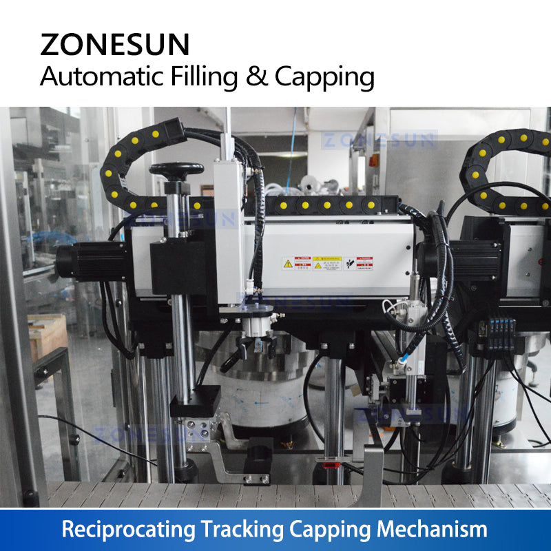 ZONESUN ZS-AFC24VT Detergent Cream Tracking Filling Capping Production Line