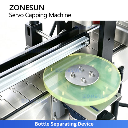 ZONESUN ZS-XG440RS2 Automatic Servo Capping Machine With Cap Feeding Placement System