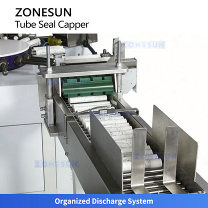ZONESUN ZS-XG40 Automatic Plastic Tube Sealing and Capping Machine For Facial Cleanser Toothpaste
