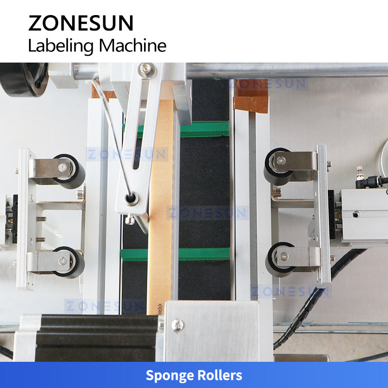 ZONESUN ZS-TB833F 4 Corner Labeling Machine for Cosmetic Box Tamper-evident Security Labeler