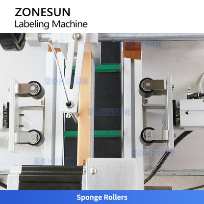 ZONESUN ZS-TB833F 4 Corner Labeling Machine for Cosmetic Box Tamper-evident Security Labeler