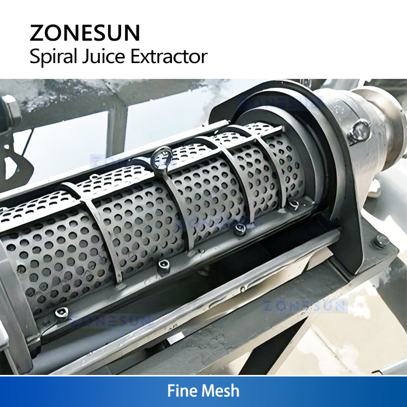 ZONESUN ZS-ZJ01 Continuous Fruit and Vegetable Juice Extractor Spiral Auger Press Machine Industrial Juicer