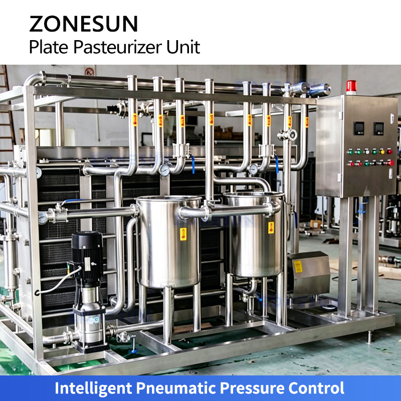 ZONESUN ZS-PRT200 Continuous Plate Pasteurizer and UHT Sterilizer System