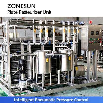 ZONESUN ZS-PRT200 Continuous Plate Pasteurizer and UHT Sterilizer System