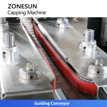 ZONESUN ZS-XG440S2 Automatic Servo Capper with Dual-Track Bowl Feeder