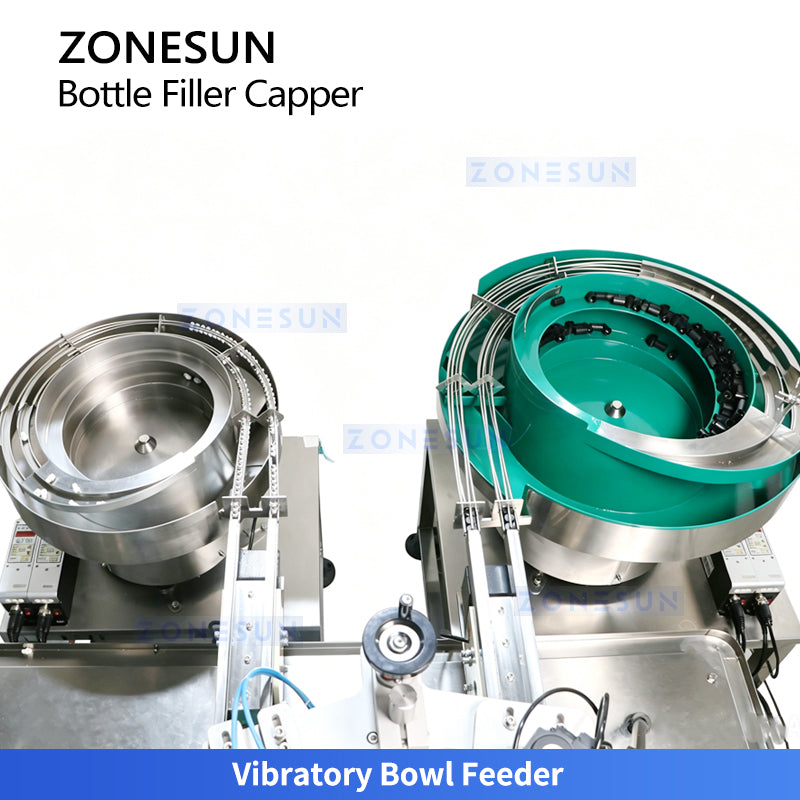 Dual station filling capping line