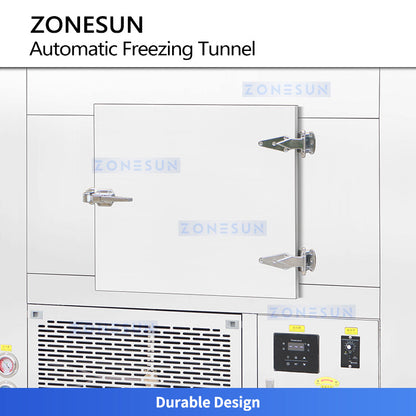 Cooling tunnel machine
