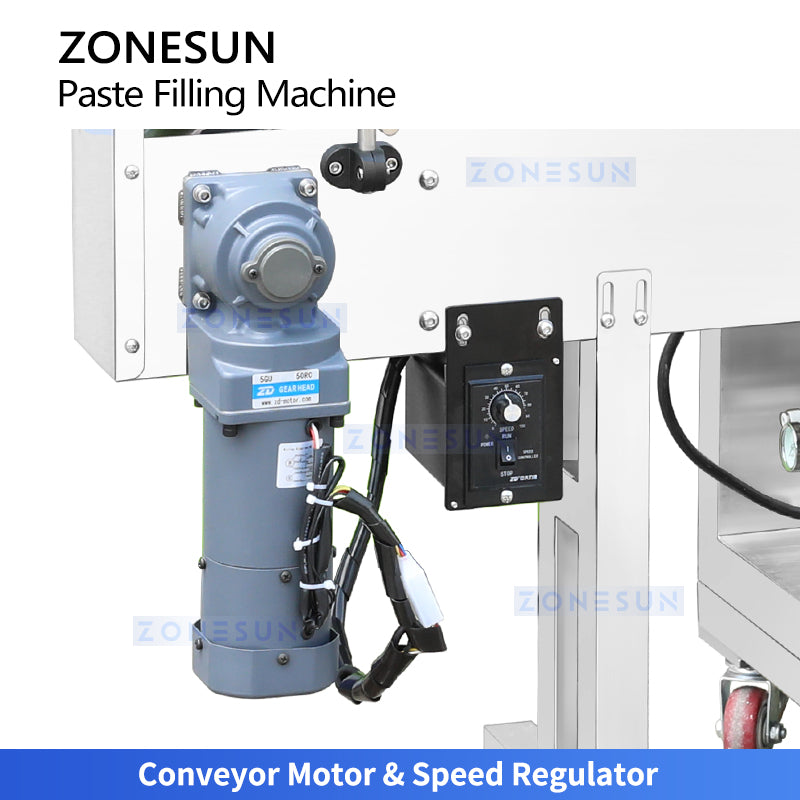 ZONESUN ZS-VTGTL1A Servo Heated Paste Filling Machine for Lipstick, Foundation, Wax and Cosmetic Products