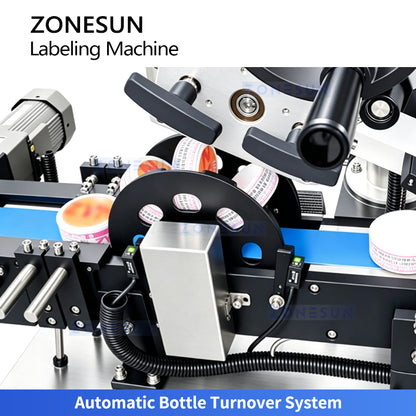 ZONESUN ZS-TB700D Automatic Top Bottom & Side Bottle Labeling Machine