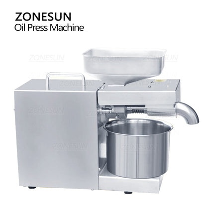 ZONESUN ZS-ZY22A Compact Oil Press Machine for Nuts, Seeds & Grains