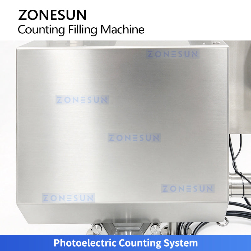 ZONESUN ZS-JF8C Semi-Automatic 8-Lane Candy Hardware Counting Filling Machine