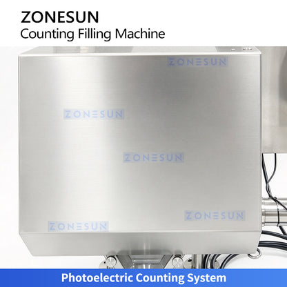 ZONESUN ZS-JF8C Semi-Automatic 8-Lane Candy Hardware Counting Filling Machine