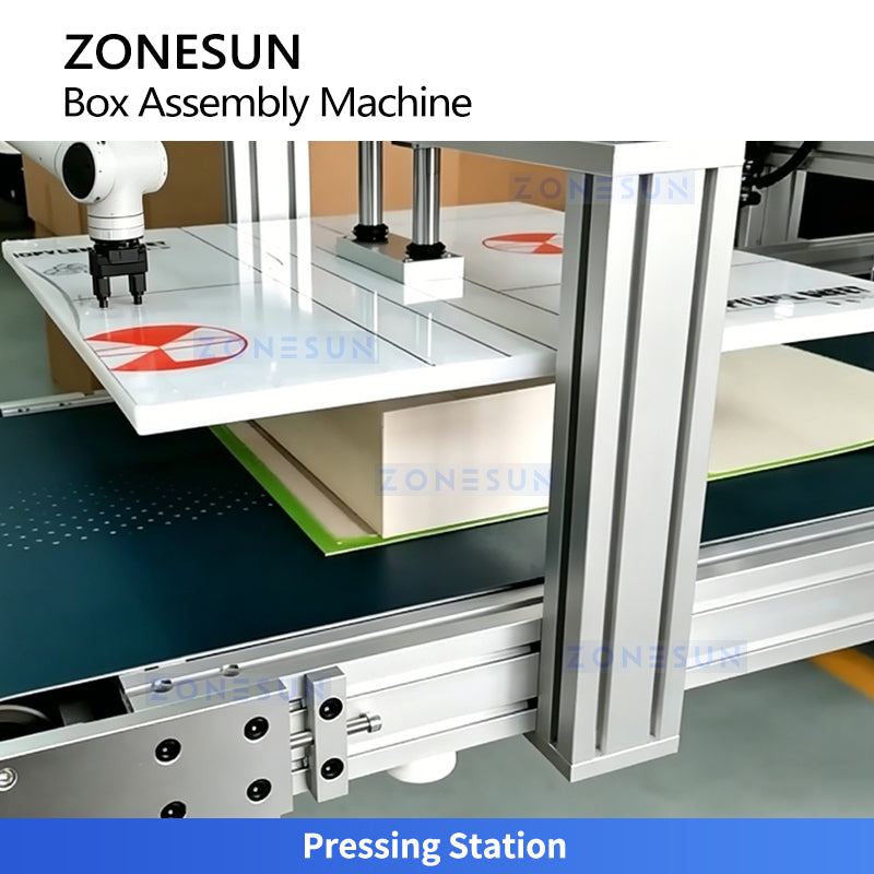 ZONESUN ZS-DHP450 Semi-Automatic Rigid Box Forming & Gluing Machine | Gift Box, Jewelry & Electronics Packaging  ZONESUNPRO