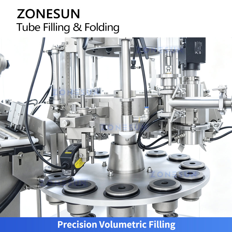 ZONESUN ZS-FS80A Aluminum Tube Multi-Fold Sealing and Coding Machine