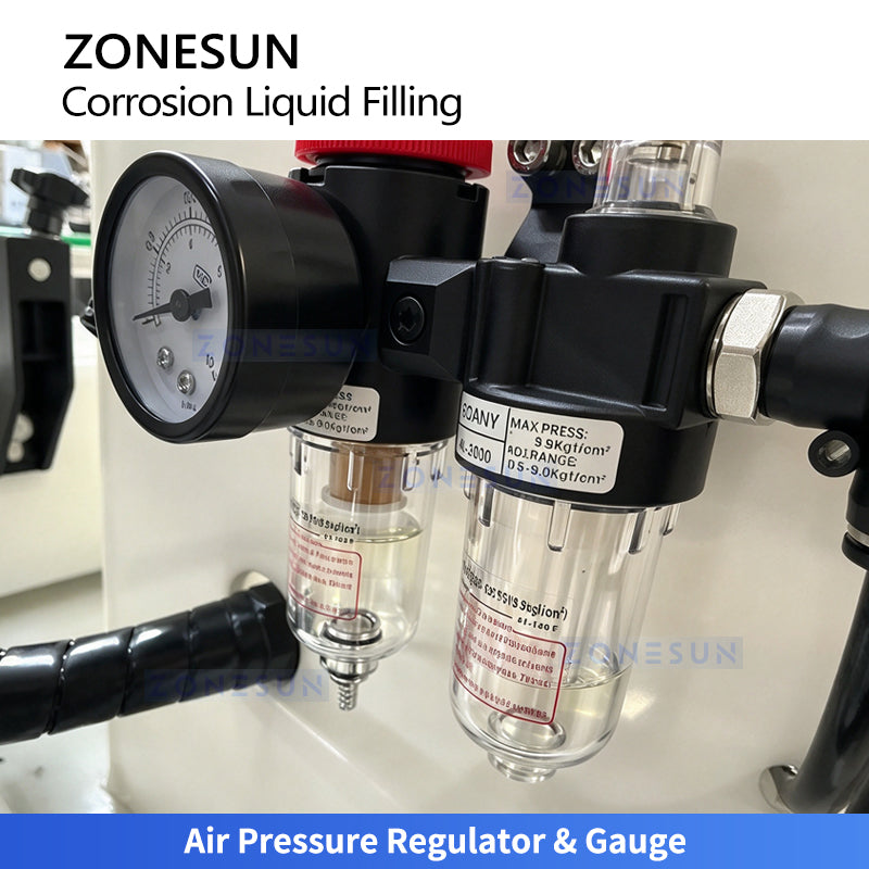 ZONESUN ZS-YTCR15A Rotary Explosion-Proof Corrosive Liquid Filling Machine