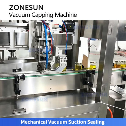 ZONESUN ZS-AFK180 Continuous Twist-off Caps Vacuum Capping Machine  ZONESUNPRO