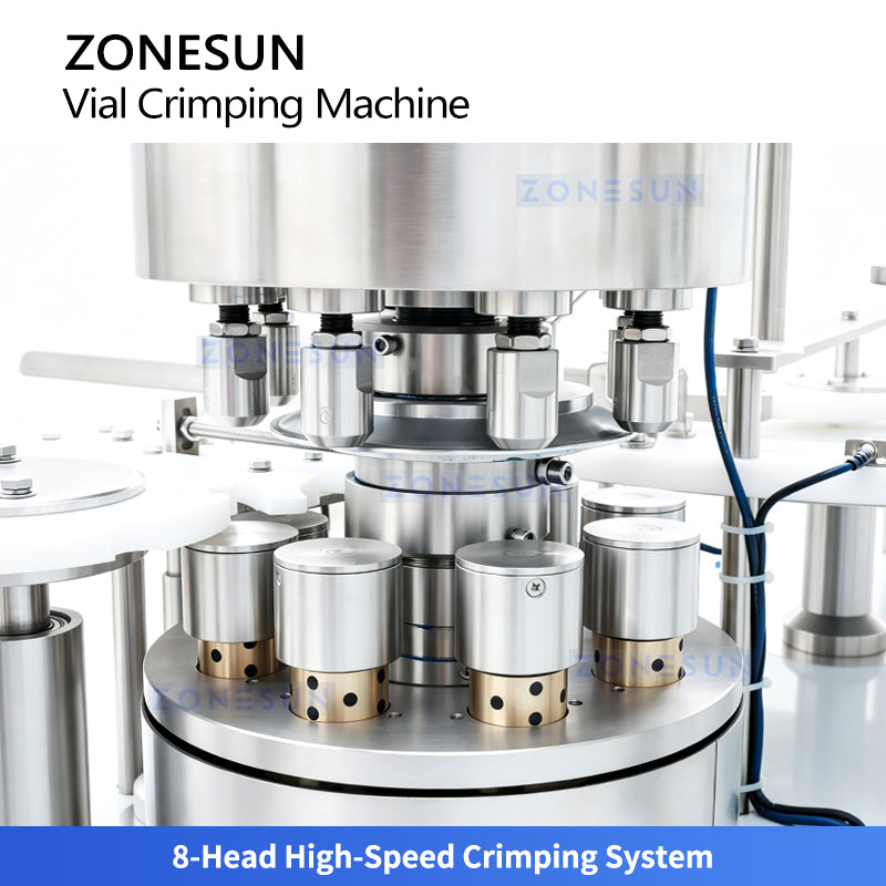 ZONESUN ZS-YG300 Automatic Vial Capping Machine Pharmaceutical Lab Bottle Capper